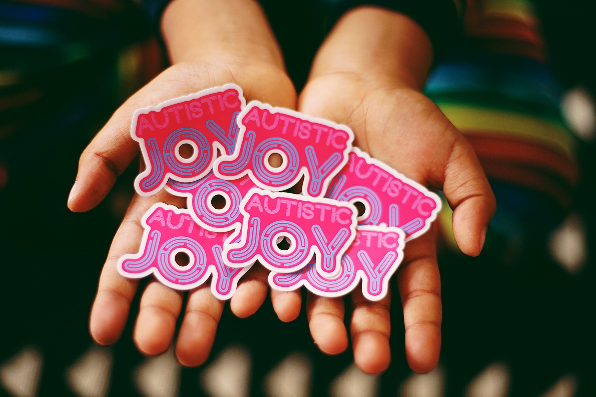 Pink Autistic Joy Sticker | JEN WHITE JOHNSON