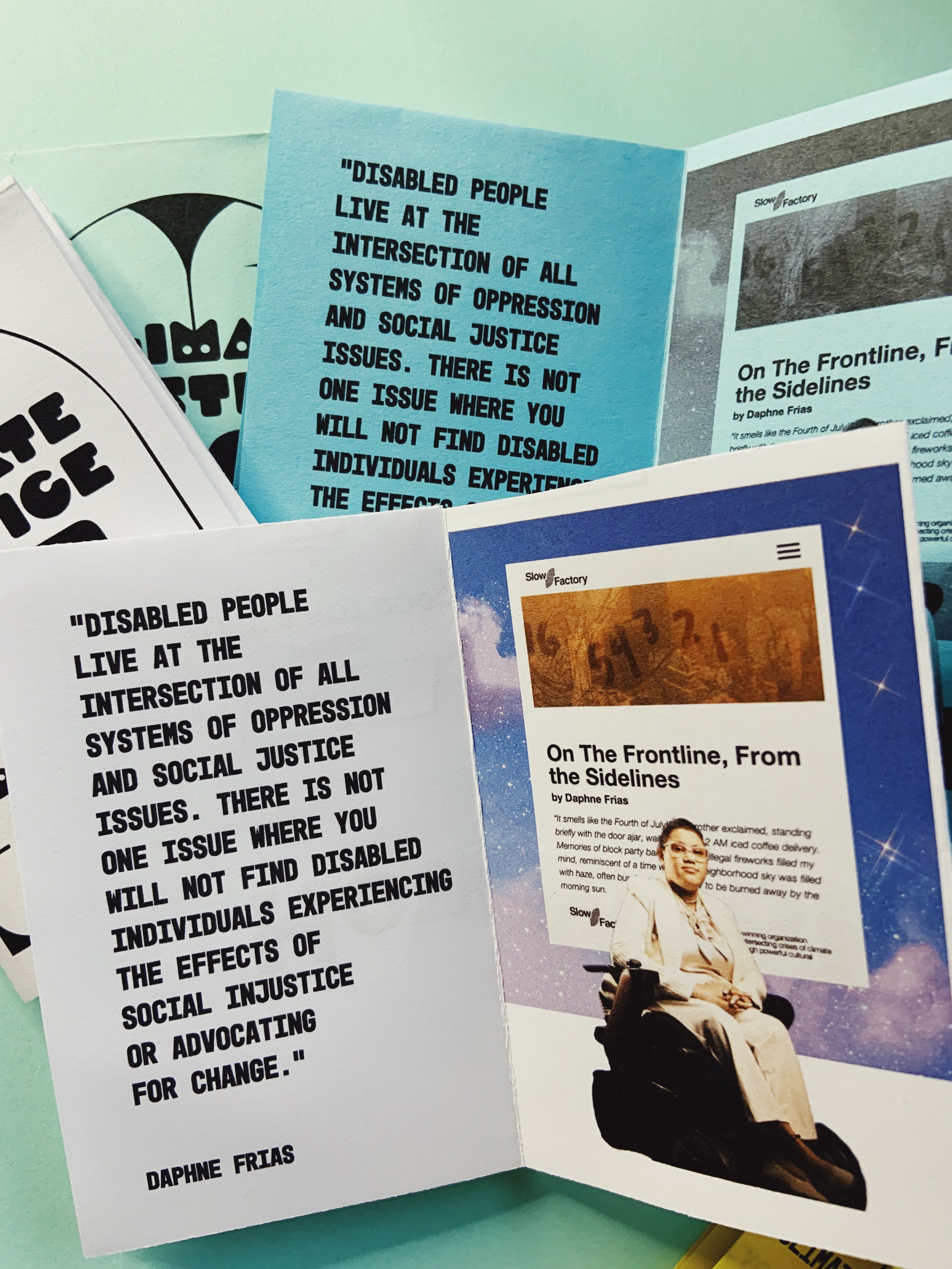 Climate Justice is Disability Justice Mini Zine Pack | JEN WHITE